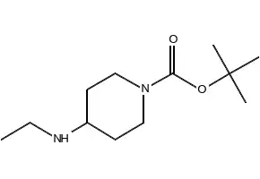 1-Boc-4-Ethylaminopiperidine structure, CAS 264905-39-7