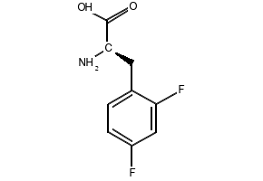 2,4-Difluoro-D-phenylalanine structure, CAS 266360-60-5