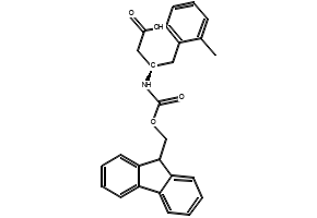 Fmoc-(R)-3-Amino-4-(2-methylphenyl)butanoic acid structure, CAS 269398-81-4