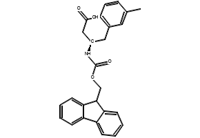 Fmoc-(R)-3-Amino-4-(3-methylphenyl)butyric acid structure, CAS 269398-84-7