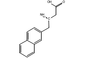 (R)-3-Amino-4-(2-naphthyl)butyric acid hydrochloride structure, CAS 269398-90-5