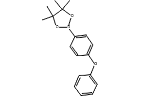 Phenoxyphenyl-4-boronic acid pinacol ester structure, CAS 269410-26-6