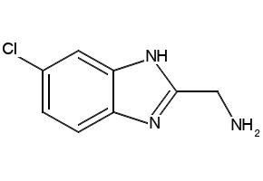 1-(6-Chloro-1H-benzimidazol-2-yl)methanamine structure, CAS 273399-95-4