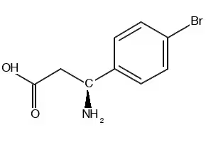 (S)-3-Amino-3-(4-bromophenyl)propionic acid structure, CAS 275826-36-3