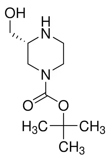 (R)-1-Boc-3-hydroxymethylpiperazine structure, CAS 278788-66-2