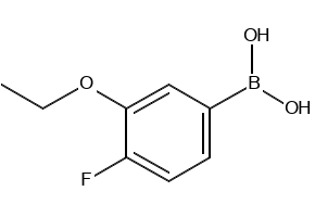 4-Ethoxy-3-fluorophenylboronic acid structure, CAS 279263-10-4