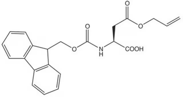 Fmoc-Asp(OAll)-OH structure, CAS 283170-10-5