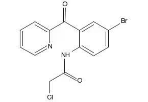 N-[4-Bromo-2-(2-chlorobenzoyl)phenyl]-2-chloroacetamide structure, CAS 285158-15-8