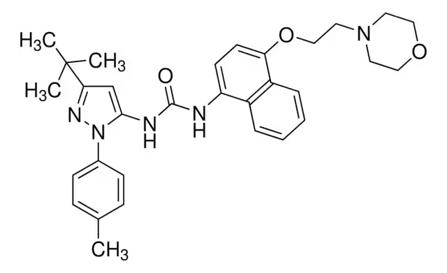 Doramapimod structure, CAS 285983-48-4