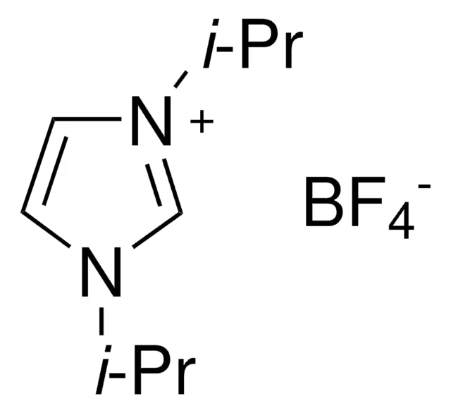 1,3-Diisopropylimidazolium tetrafluoroborate structure, CAS 286014-34-4