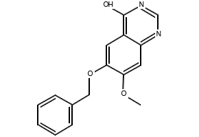 7-Methoxy-6-benzyloxyquinazolin-4-one structure, CAS 286371-64-0