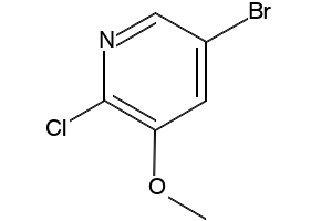 5-Bromo-2-chloro-3-methoxypyridine structure, CAS 286947-03-3
