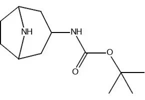 tert-Butyl 8-azabicyclo[3.2.1]octan-3-ylcarbamate structure, CAS 287114-25-4