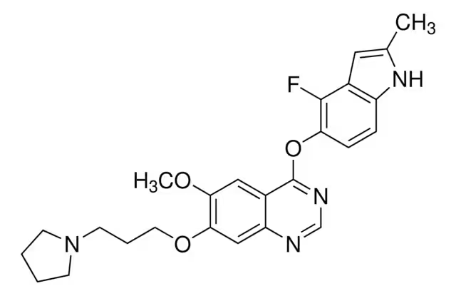 Cediranib structure, CAS 288383-20-0