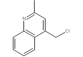 4-Chloromethyl-2-methylquinoline structure, CAS 288399-19-9