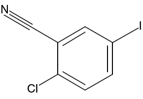 2-Chloro-5-iodobenzonitrile structure, CAS 289039-29-8