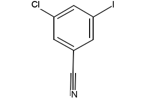 3-Chloro-5-iodobenzonitrile structure, CAS 289039-30-1