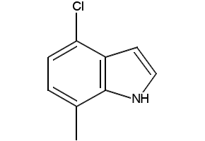 4-Methyl-7-nitro-1H-indole structure, CAS 289483-80-3