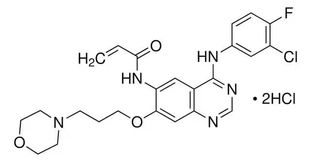 Canertinib dihydrochloride structure, CAS 289499-45-2