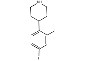 4-(2,4-Difluorophenyl)piperidine structure, CAS 291289-50-4