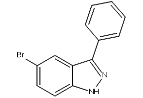 5-Nitro-3-phenyl-1H-indazole structure, CAS 293758-67-5