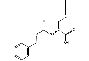 2-Benzyloxy-3-tert-butoxycarbonylaminopropionic acid structure, CAS 294858-36-9
