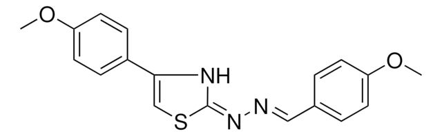 4-(2-Methoxyphenyl)-2(3H)-thiazolone hydrazone structure, CAS 299169-54-3