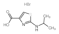 4-Carboxy-2-isopropylaminothiazole hydrobromide structure, CAS 300831-03-2