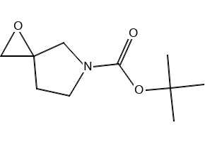 tert-Butyl 1-oxa-5-azaspiro[2.4]heptane-5-carboxylate structure, CAS 301226-25-5