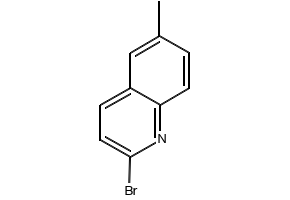 2-Bromo-6-methylquinoline structure, CAS 302939-86-2