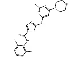 N-(2-Chloro-6-methylphenyl)-2-[(6-chloro-2-methyl-4-pyrimidinyl)amino]-5-thiazolecarboxamide structure, CAS 302964-08-5