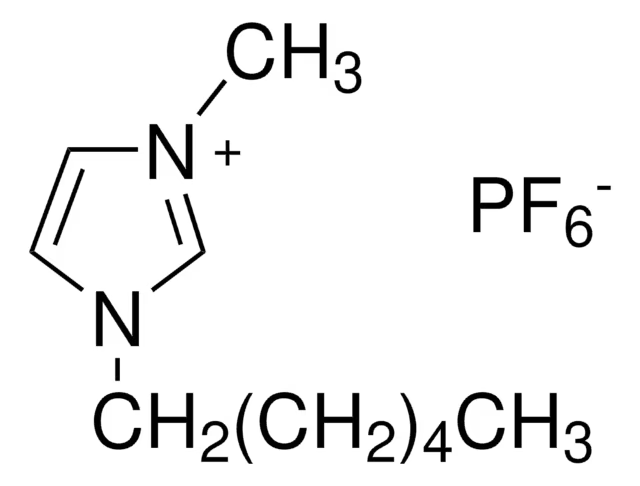 1-Hexyl-3-methylimidazolium hexafluorophosphate structure, CAS 304680-35-1