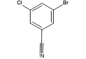 3-Bromo-5-chlorobenzonitrile structure, CAS 304854-55-5
