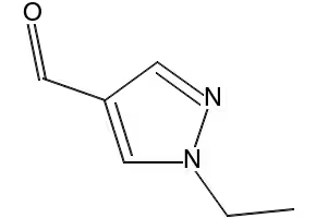 1-Ethyl-1H-pyrazole-4-carboxaldehyde structure, CAS 304903-10-4