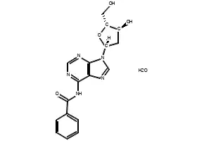 N6-Benzoyl-2'-deoxyadenosine structure, CAS 305808-19-9