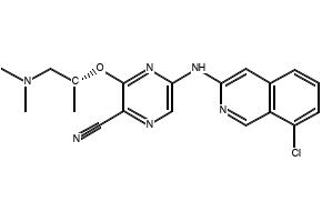 3-(Piperazin-1-yl)pyrazine-2-carbonitrile structure, CAS 306935-30-8