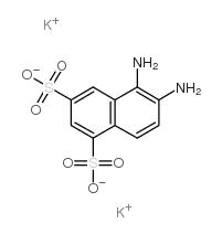 5,6-Diamino-1,3-naphthalenedisulfonic acid dipotassium salt structure, CAS 307495-30-3
