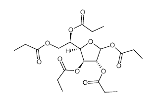 1,2,3,5,6-Penta-O-propanoyl-D-glucofuranose structure, CAS 307531-77-7