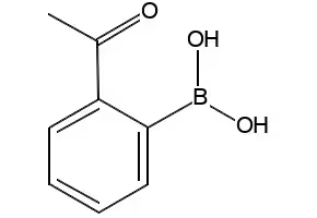 2-Acetylphenylboronic acid structure, CAS 308103-40-4