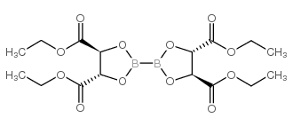 Bis(diethyl-D-tartrate glycolato)diboron structure, CAS 312693-46-2