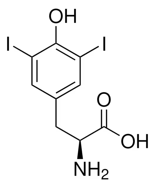 3,5-Diiodo-L-tyrosine dihydrate structure, CAS 312693-60-0