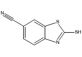 2-Mercaptobenzothiazole-6-carbonitrile structure, CAS 315228-79-6
