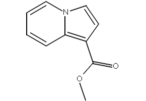 Methyl indolizine-1-carboxylate structure, CAS 316375-85-6