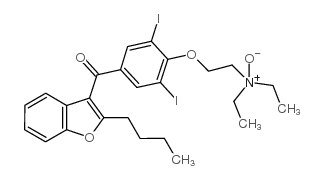 Amiodarone N-oxide structure, CAS 318267-30-0