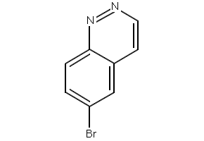 6-Bromocinnoline structure, CAS 318276-72-1