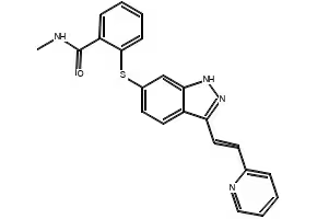Axitinib structure, CAS 319460-85-0