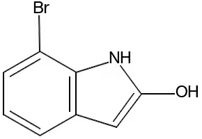 7-Bromo-2-oxindole structure, CAS 320734-35-8