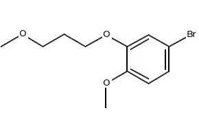4-[(2R)-2-(Chloromethyl)-3-methylbutyl]-1-methoxy-2-(3-methoxypropoxy)benzene structure, CAS 324763-39-5