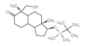 (3S,3aS,6S)-3-(tert-Butyldimethylsilyloxy)-6-(hydroxymethyl)-3a,6-dimethyldecahydro-1H-cyclopenta[a]naphthalen-7(2H)-one structure, CAS 327048-93-1