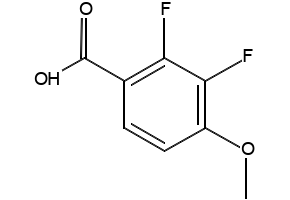 2,3-Difluoro-4-methoxybenzoic acid structure, CAS 329014-60-0